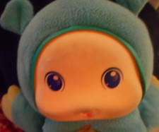 2011 Hasbro Playskool Glo Worm Glow Light Up Plush Toy Lullaby Baby Crib Works