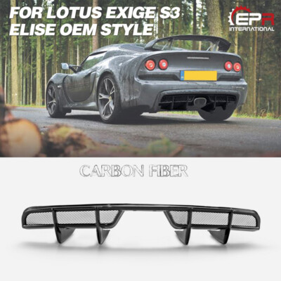 For Lotus 04-11 Exige S3 Elise Carbon Fiber OE Rear Bumper