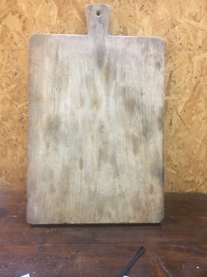 Ancienne planche billot à découper en bois
