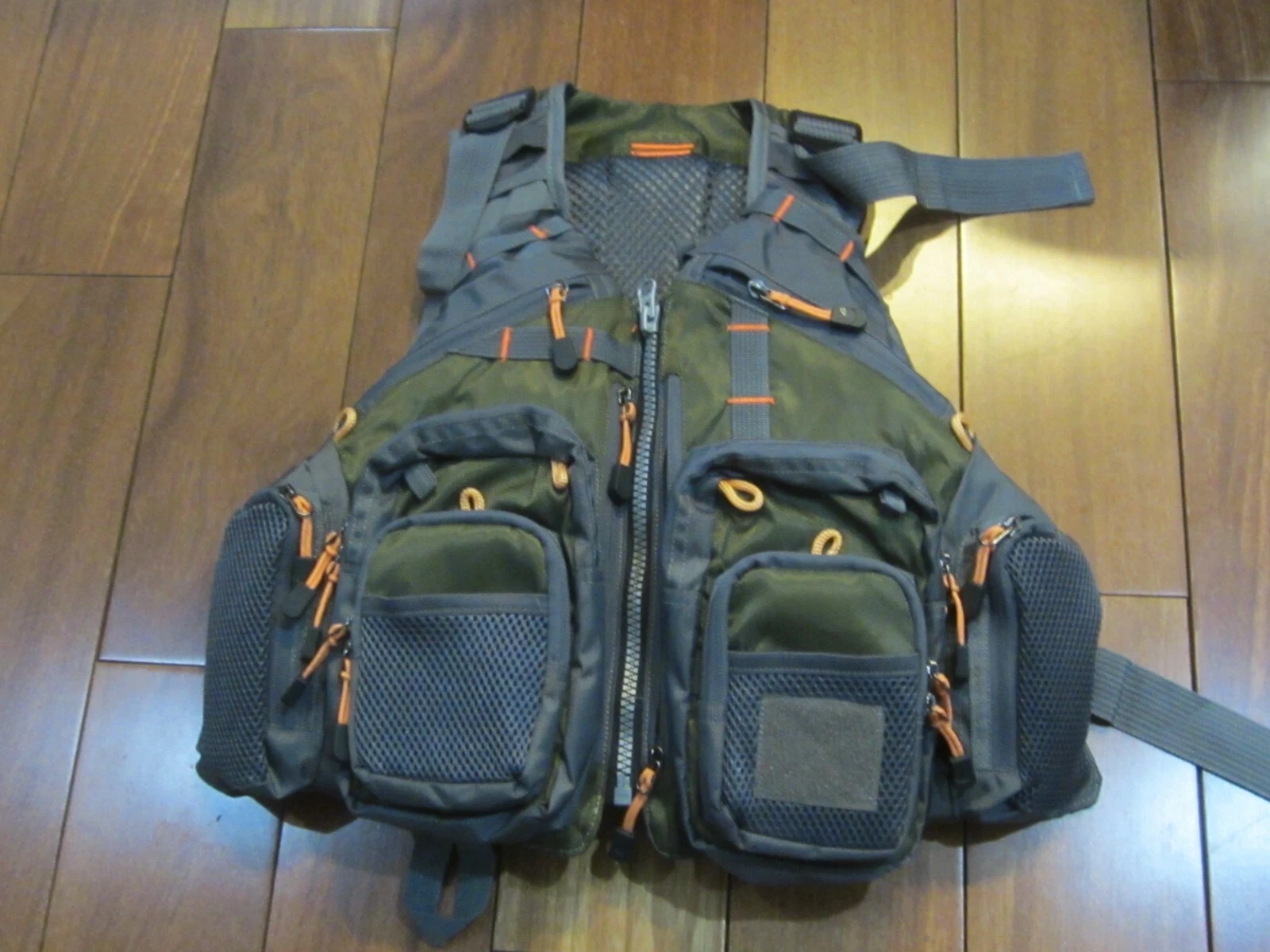 ProTackle Multi-pocket Fly Fishing Vest Backpack Chest Mesh Bag Adjustable