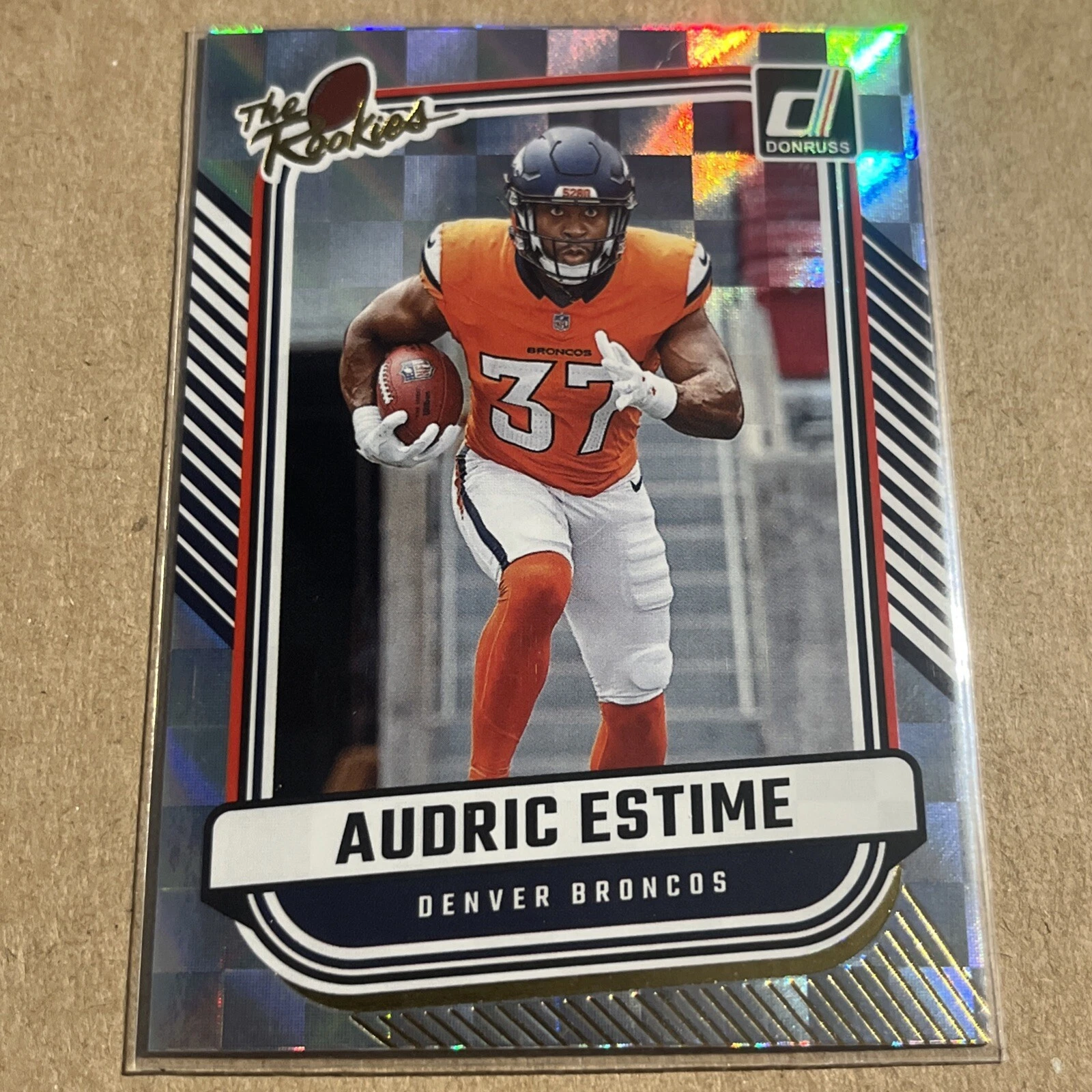 Audric Estime Panini Donruss the Rookies #TR33 Base