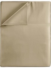 Full Size Flat Bed Sheet - Hotel Quality Luxury Single Flat Sheet Only - Wrin...