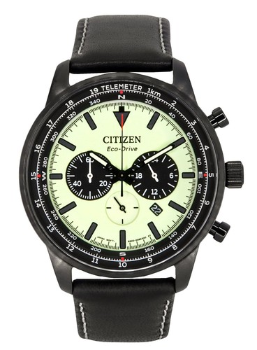Citizen Eco-Drive Cronograf Telemetro Quadrante Luminoso CA450521X Orologio Uomo