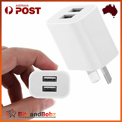 5v 2a Dual Oem Ac Au Plug Usb Wall Charger Adapater For Iphone 6s 7 8 X Samsung - Best Usb Wall Charger Australia