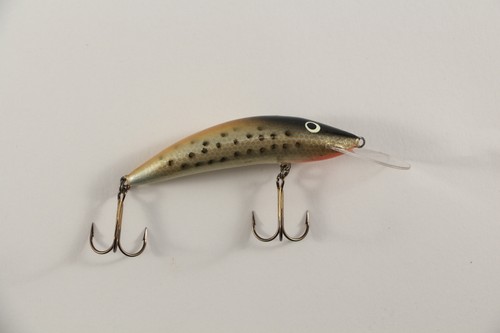 WOBBLER GOLD ASSAN ARC TROUT 7,5cm 8,0g GALLEGGIANTE FATTO A MANO da albero! - Foto 31 di 65