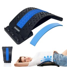 Back Stretcher, 3 Level Adjustable Lumbar Back Cracker Board, Relief for Lumb...