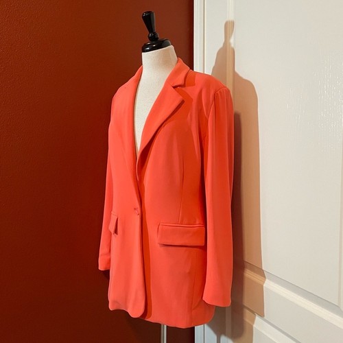 Boston Proper Women's Beyond Travel Classic Boyfriend Single Button Lined Blazer