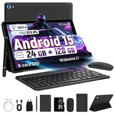 NEW 10.1 inch Android 15 Tablet Touchscreen Octa-Core 24GB RAM 128GB ROM WIFI 6