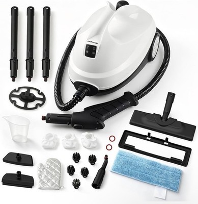 Udodik Steam Cleaner for Home 4.5 Bar 1.5L Tank With 20 Accessories 275°F 5M