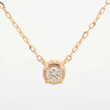 aget diamond Necklace K10(YG) 0.6g 0.03