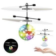 Flying Ball Toys RC Toy for Boys Girls Gifts Rechargeable Light Up Ball Drone US