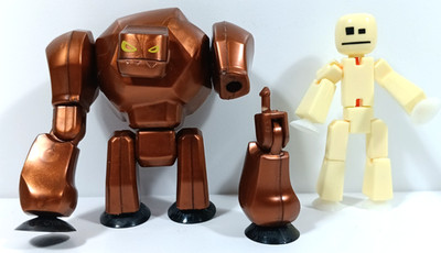 Zing StikBot Mega Monster Stop-Motion Animation Pack Broken Arm