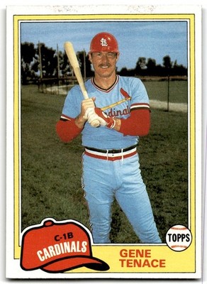 1981 Topps Traded Gene Tenace Baseball Cards #842