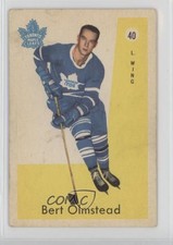 1959-60 Parkhurst Bert Olmstead #40 HOF 0mx5