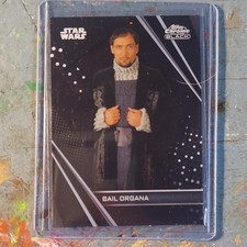 Topps Chrome Black Star Wars Bail Organa Non-Sport Trading Card