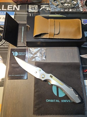 Orbital Knives Titanium Folding Knife Munko Design