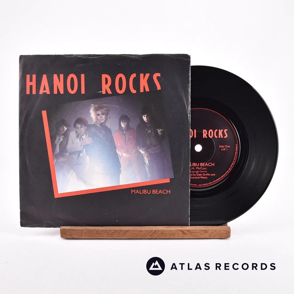 Hanoi Rocks - Malibu Beach - 7" Vinyl Record - VG+/VG+ - Image 2 of 4