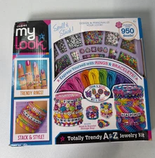 My Look A to Z Jewelry Kit – DIY Bead Bracelet & Necklace Making Set (Read)