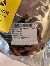 BROCADE 10G ACTIVE 5M FCOE CABLE SFP+ TO SFP+ (58-1000023-01) B6-4(10)