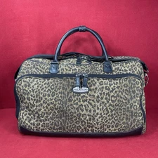 Ricardo Beverly Hills Cheetah Print Large Weekender Luggage Bag