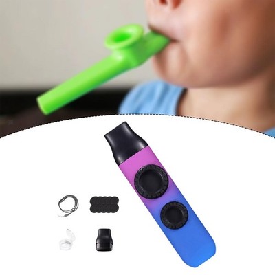 Kazoo Flöte Musikinstrument Doppelloch tragbar leicht zu spielen Party Gefälligkeiten