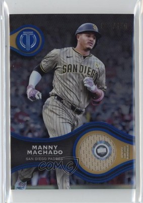 2025 Topps Tribute Stamp of Approval Relics Blue /150 Manny Machado #SOA-MM 17ac