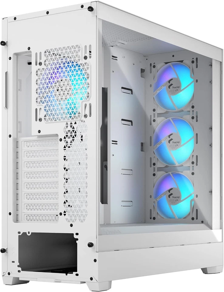 Fractal Design Pop XL Air RGB White Core - Tempered Glass Clear Tint - Honeycomb - Image 3 of 4