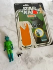 Vintage 1977 Kenner Star Wars Greedo Loose w/ Blaster 20-Back Boba Fett Card HK