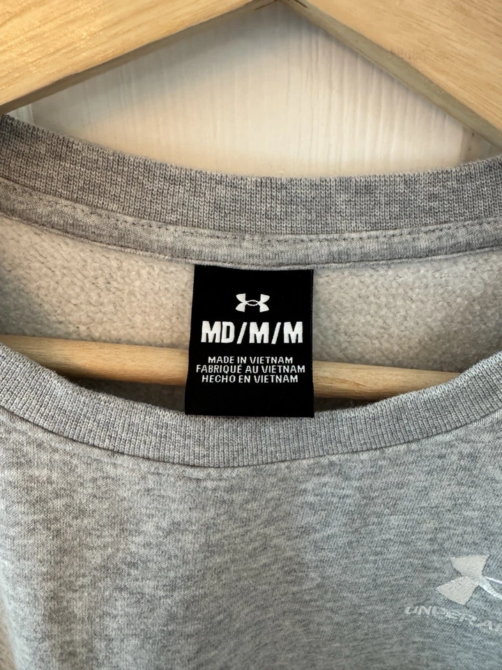 Under Armour Grey Women’s Pullover Sweatshirt, Size Medium - Image 3 of 4