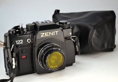1992 SOVIET USSR ''ZENIT-122'' SLR camera + INDUSTAR-50-2 lens, f3.5/50, M42 (7)