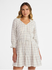 Time and Tru Women's Size - XXXL | Ruffle Neck Tiered Mini Dress