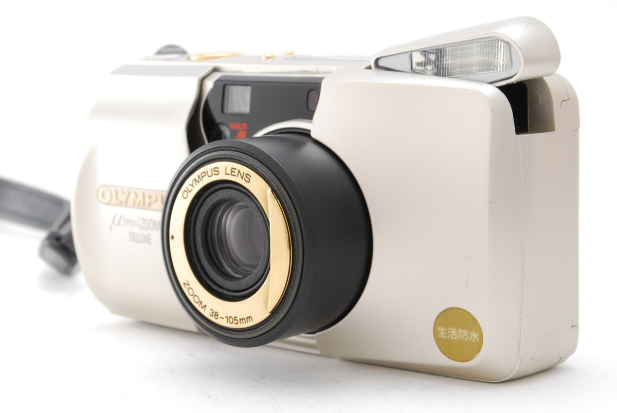 All works!〈Mint w/case〉Olympus μ mju Zoom 105 Deluxe Point