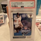 2017 Panini Score PATRICK MAHOMES NFL Draft Rookie Card #2 Graded PSA 9 MINT RC