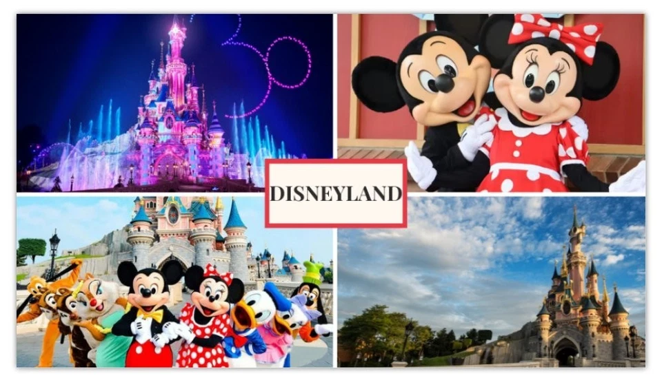 Disneyland Paris Fridge Magnet Travel Souvenir Gift Mickey Castle Magic