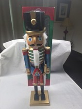 Kurt Adler Nutcracker Soldier with Sword Wooden Christmas 20" Tall