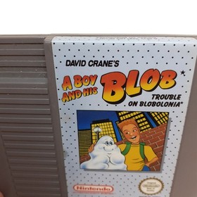 Nintendo NES A Boy And His Blob Trouble on Blobolonia Cartridge Game Preloved