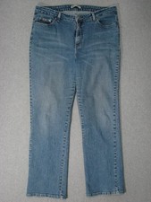 TJ13451 **LEE** JUST BELOW THE WAIST NATURAL STRAIGHT LEG WOMENS JEANS sz16M