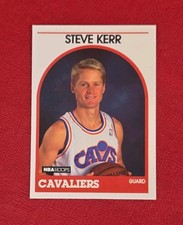 1989-90 NBA Hoops #351 Steve Kerr Cleveland Cavaliers Rookie NBA Card NM-MT
