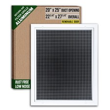 Handua Fits 20X25 Duct Eggcrate Return Air Filter Noise-High Air Flow Rust Vent