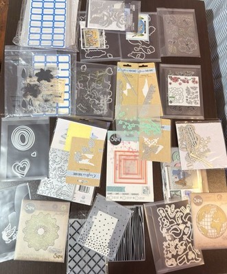 Large Die Cutting Lot Sizzix Tim Holtz Hero Arts Dies Stamps Craft Supplies
