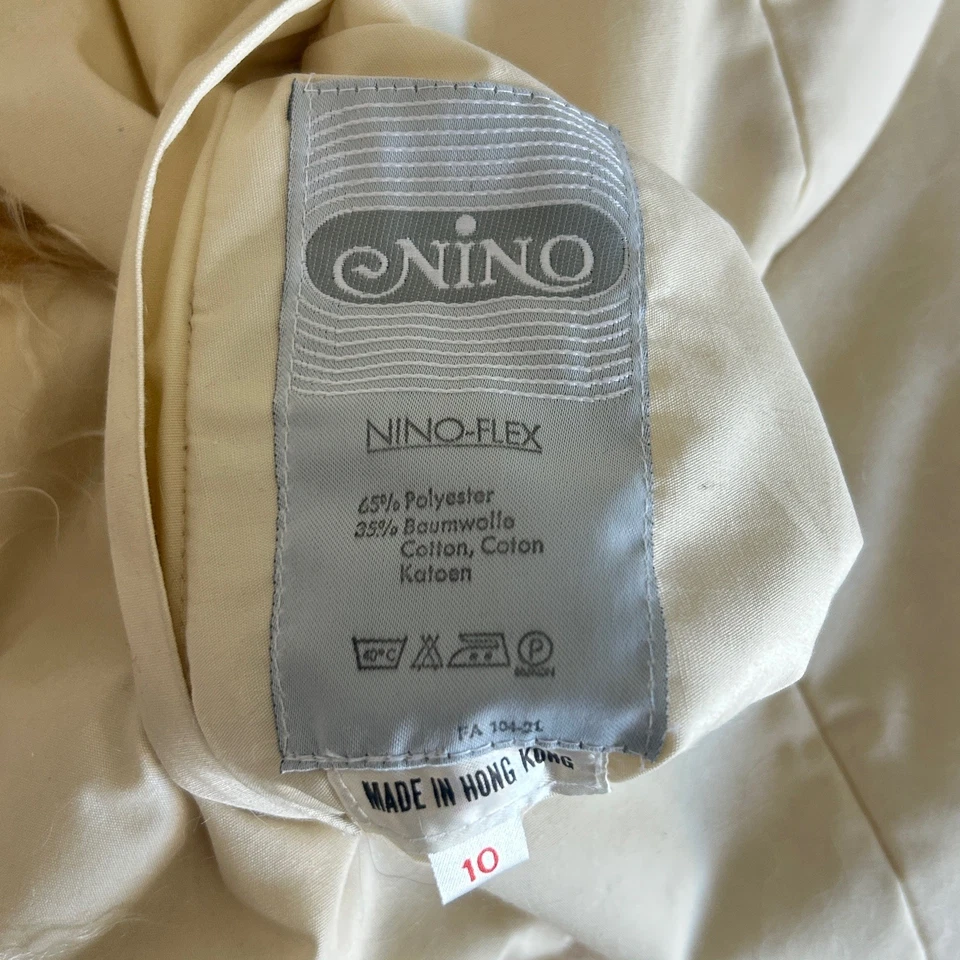 Nino-Flex Faux Fur Curly Lamb Reversible Jacket  Size 10 - Image 4 of 4