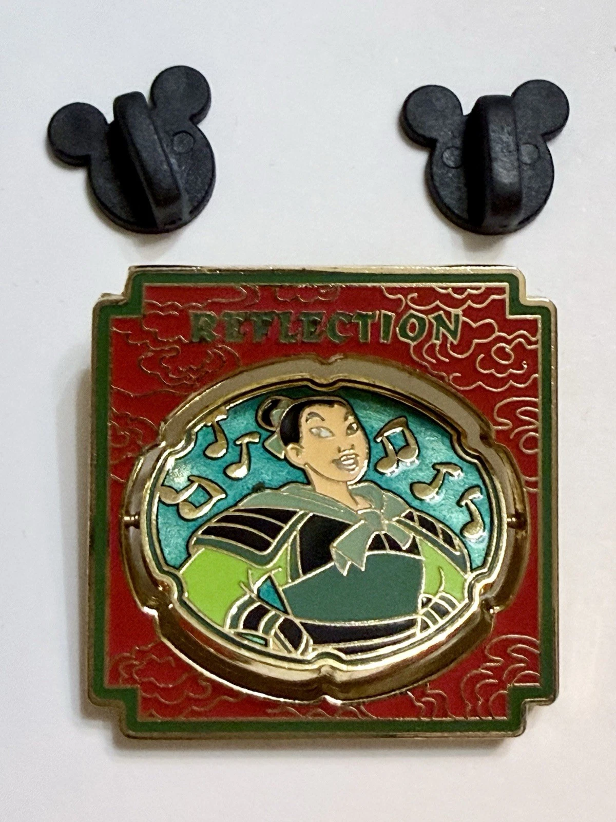 Disney Mulan Reflection Spinner Pin #48 Musical Moments 100 Years of Magic Vtg