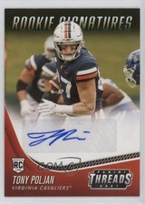 2021 Chronicles Draft Picks Threads Rookie Signatures Green Tony Poljan Auto un2