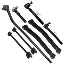 8pc Front Upper/Lower Control Arm Tie Rod End Drag Link for Jeep Wrangler JK 07-