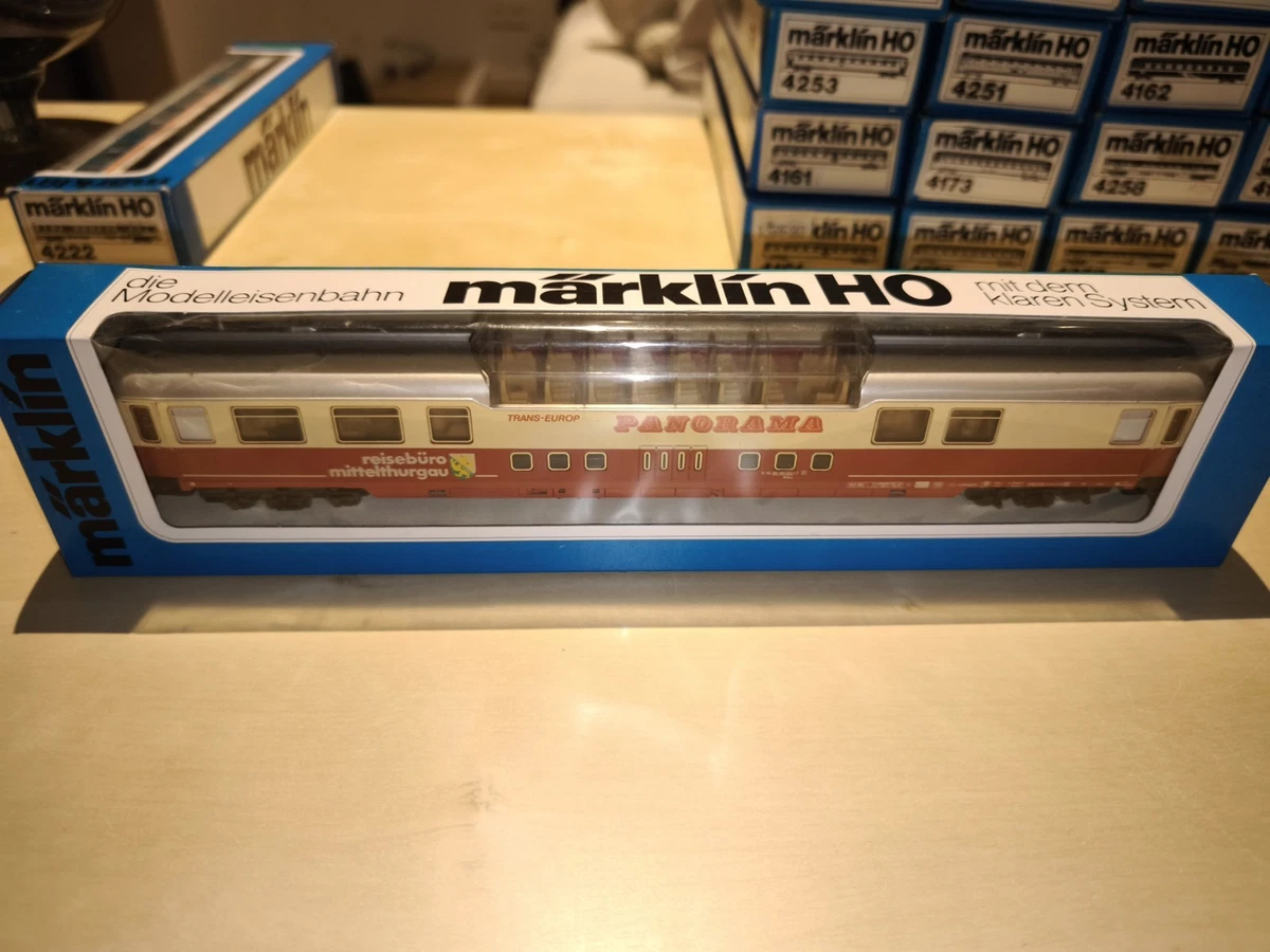 Voiture Voyageur Märklin 43381 HO – SBB, époque IV, Verte, Bon état, Boîte D'origine