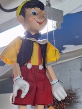 Collectibles - Marionette String Puppet - Pinocchio - Wood  Fabric - Vintage