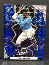 Vidal Brujan 2022 Mosaic - Blue Camo Mosaic Prizm RC - #245 - Tampa Bay Rays