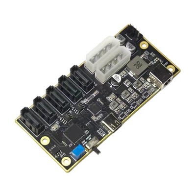 Type C Storage Expansion Board With 5 SATA3 Port For Projects