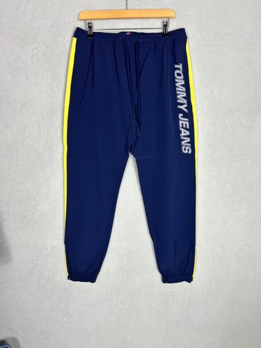 Tommy Hilfiger, Trainingshose Jogginghose Damen dunkelblau + gelb, Größe M - nagelneu
