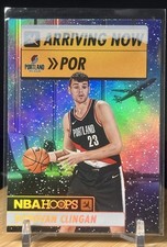 2025 Hoops Donovan Clingan Portland Trail Blazers Arriving Now 22 Holo Winter